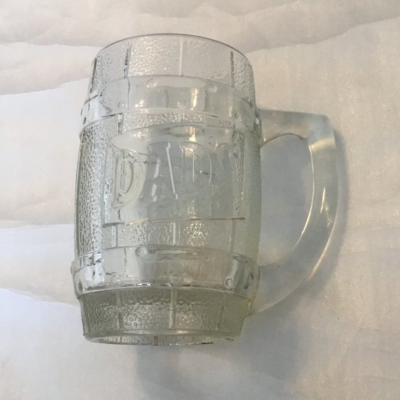 Vintage Dad's Root beer embossed glass advertising drinking mug - Picture 7 of 11